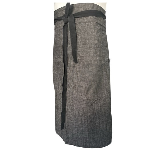 hedley & bennett 100% Cotton Professional Bistro/Half Apron with Pockets - Picture 2 of 8